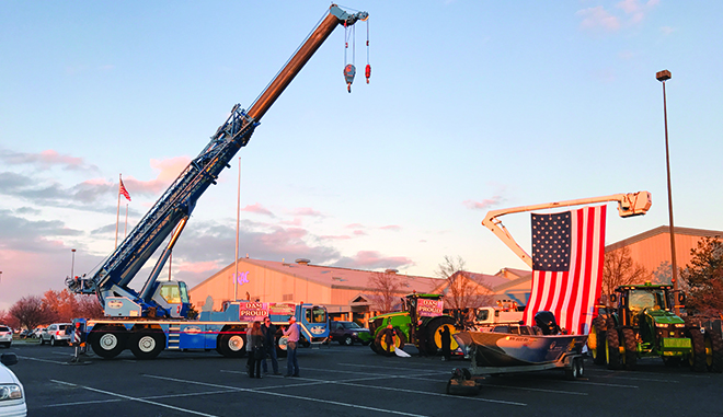 This week's scoping meeting held by the Corps of Engineers on the Columbia River operating system in the Tri-Cities brought out a show of support for Snake River dams. Photo by Nicole Berg