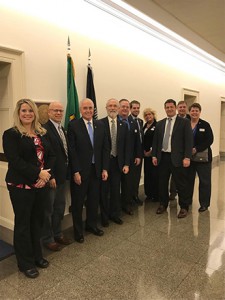 Rep. Dan Newhouse (fourth from left)